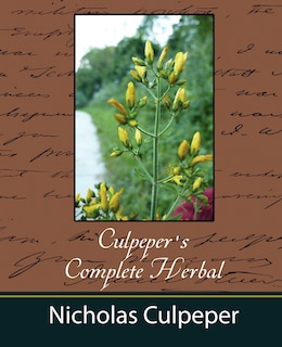 Front cover_Culpeper's Complete Herbal - Nicholas Culpeper