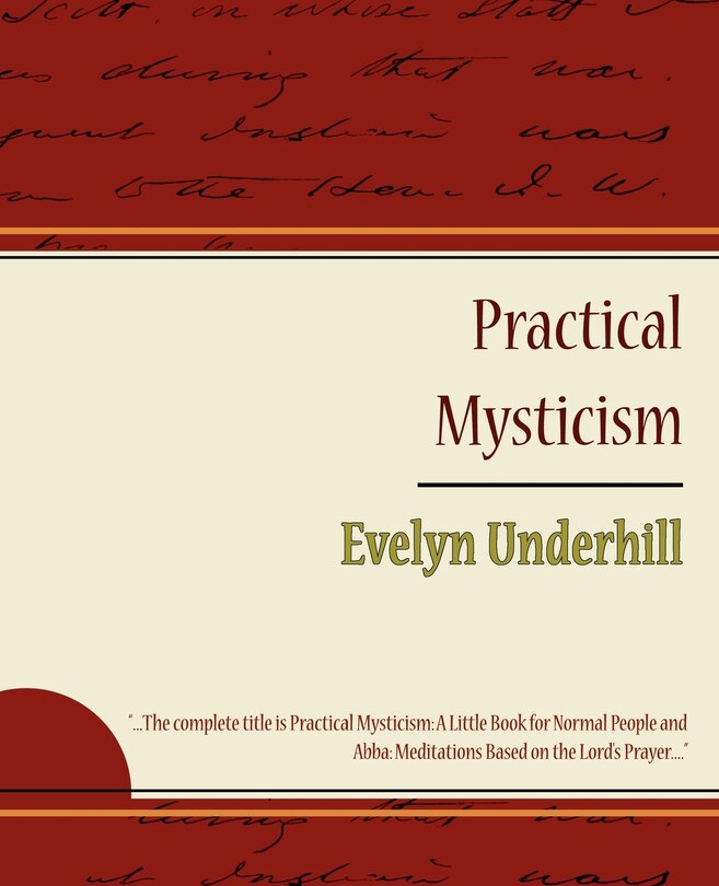 Front cover_Practical Mysticism - Evelyn Underhill