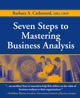 Couverture_Seven Steps to Mastering Business Analysis