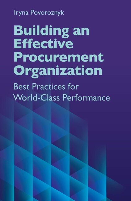 Front cover_Building an Effective Procurement Organization