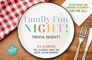 Front cover_The Family Fun Night Trivia Night Placemats