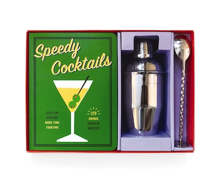 Speedy Cocktail Kit: 120 Drinks Mixed in Minutes (Including a Jigger, Muddler, and Mixer)