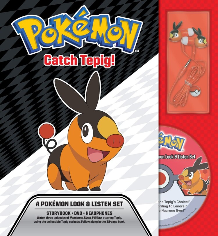 Front cover_Catch Tepig! A Pokémon Look & Listen Set