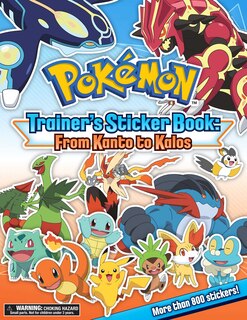Front cover_Pokémon Trainer's Sticker Book: From Kanto to Kalos