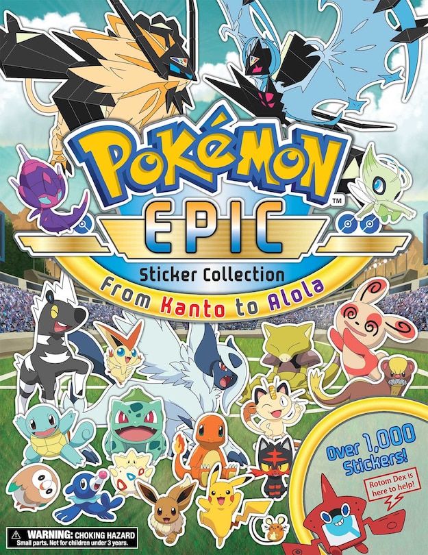 Couverture_Pokémon Epic Sticker Collection: From Kanto to Alola
