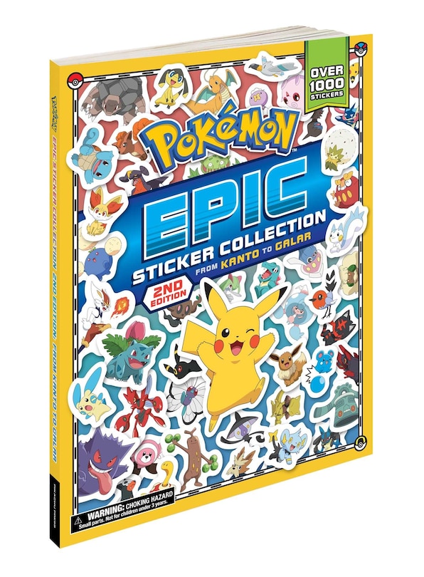 Front cover_Pokémon Epic Sticker Collection 2nd Edition: From Kanto to Galar