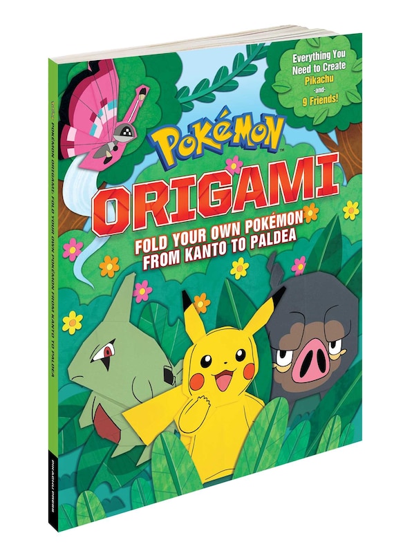 Front cover_Pokémon Origami: Fold Your Own Pokémon from Kanto to Paldea