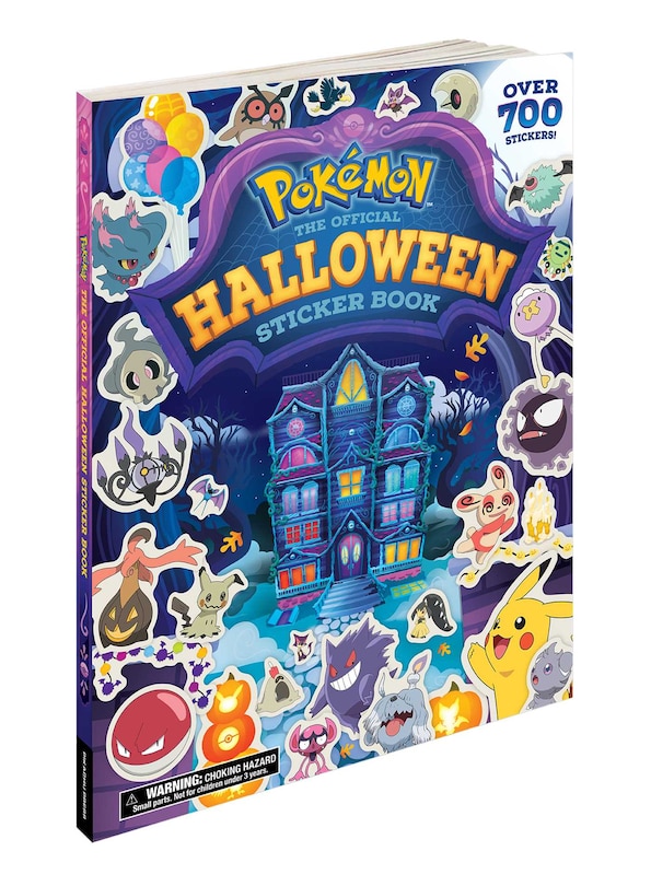 Front cover_Pokémon Halloween: The Official Sticker Book