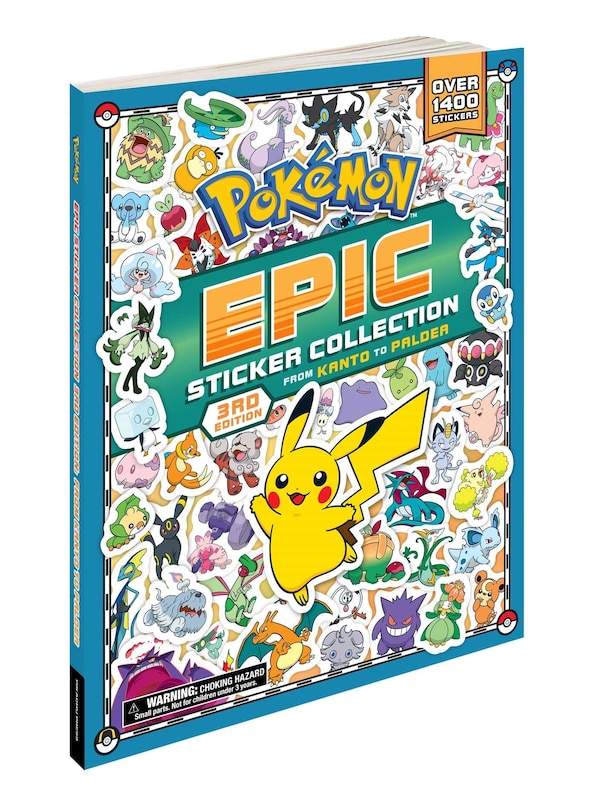 Front cover_Pokémon Epic Sticker Collection 3rd Edition: From Kanto to Paldea