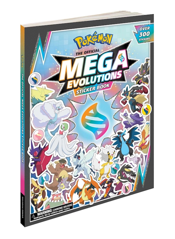 Front cover_Pokémon The Official Mega Evolutions Sticker Book