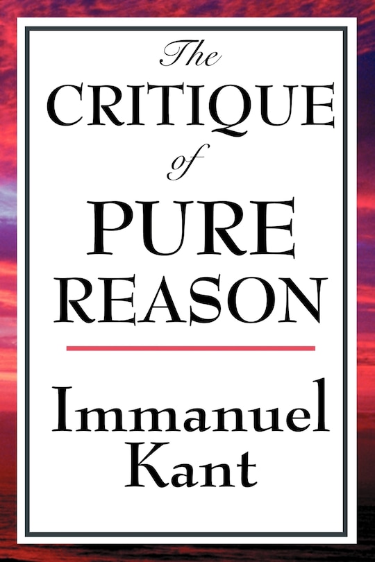 Front cover_The Critique of Pure Reason