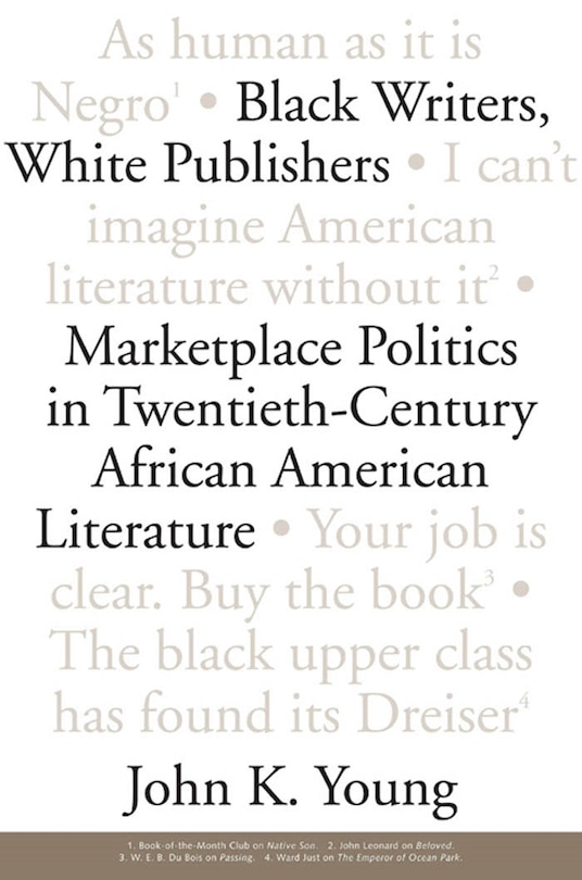 Front cover_Black Writers, White Publishers