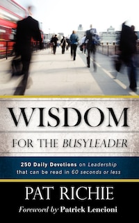 Couverture_Wisdom for the BusyLeader