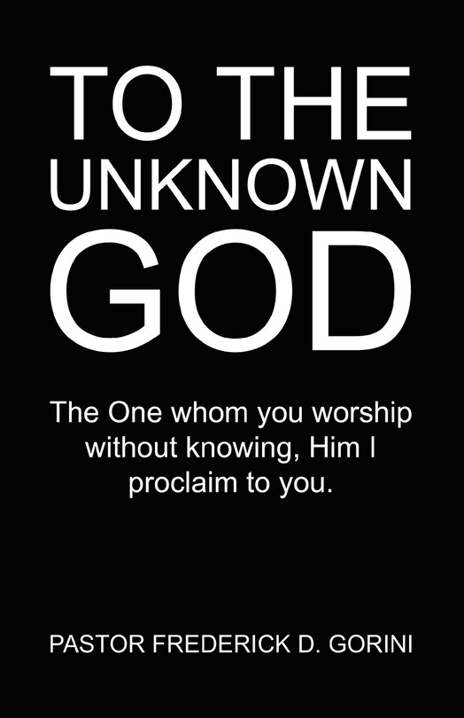 Front cover_To the Unknown God
