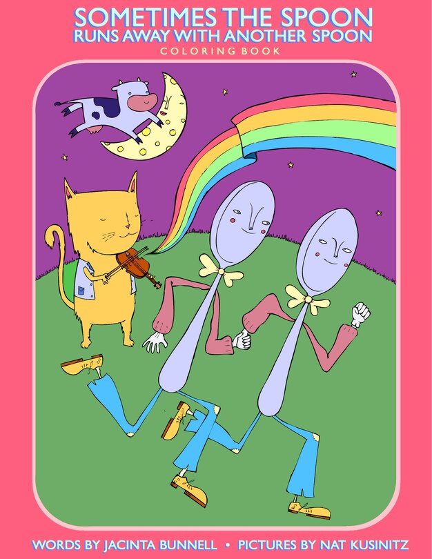 Front cover_Sometimes the Spoon Runs Away with Another Spoon Coloring Book