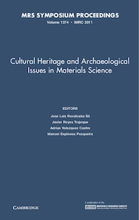 Couverture_Cultural Heritage and Archaeological Issues in Materials Science: Volume 1374