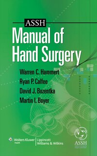 Couverture_ASSH Manual of Hand Surgery