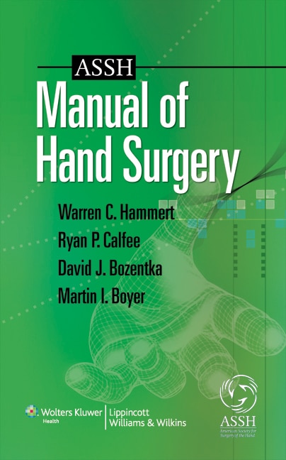 Couverture_ASSH Manual of Hand Surgery