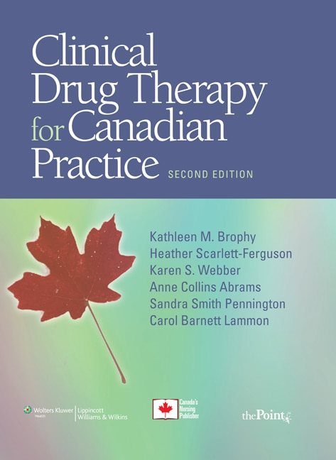 Couverture_Clinical Drug Therapy for Canadian Practice