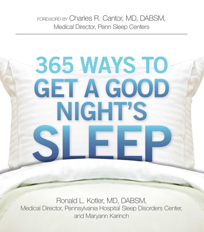 Front cover_365 Ways to Get a Good Night's Sleep
