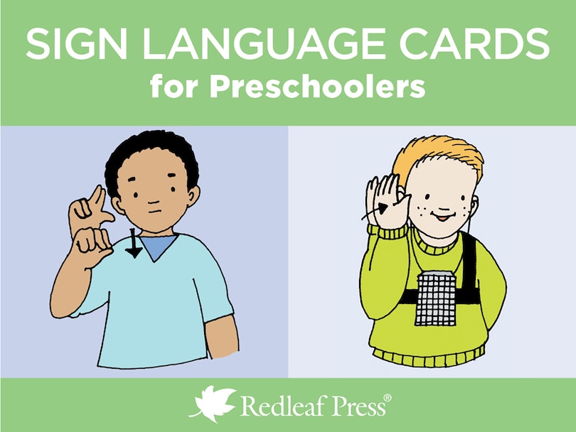 Front cover_Sign Language Cards For Preschoolers