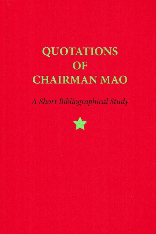 Couverture_Quotations from Chairman Mao