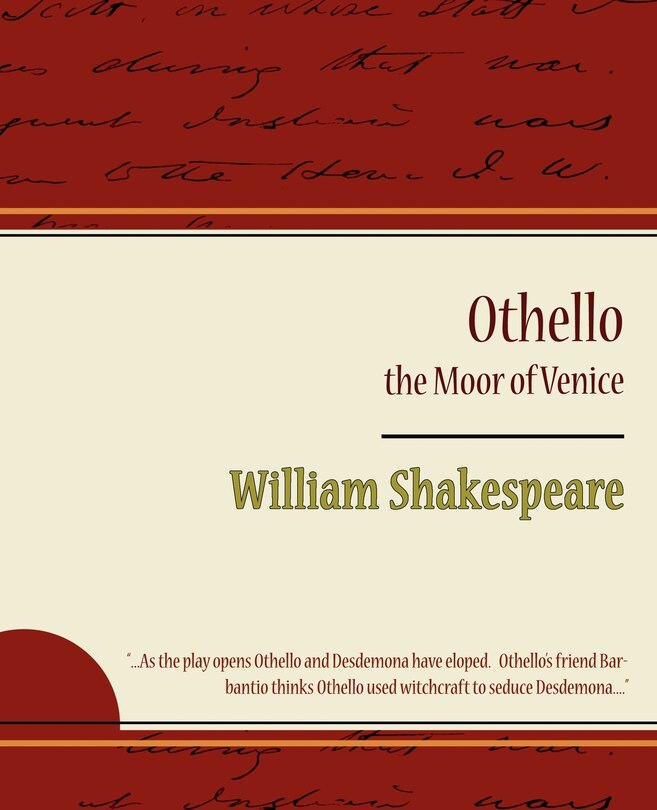 Front cover_Othello - The Moor of Venice
