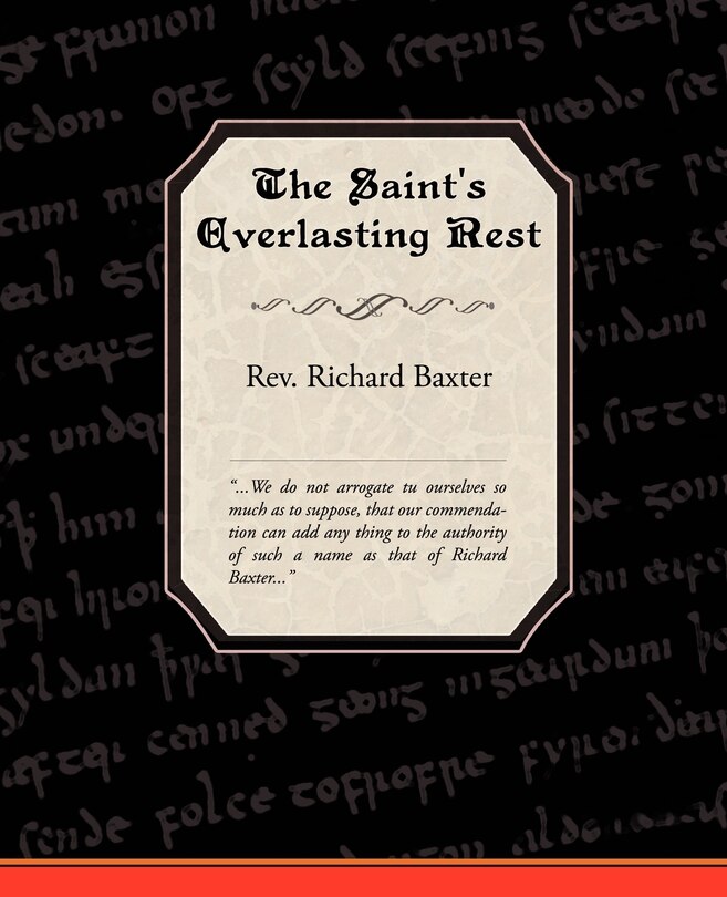 Front cover_The Saint's Everlasting Rest