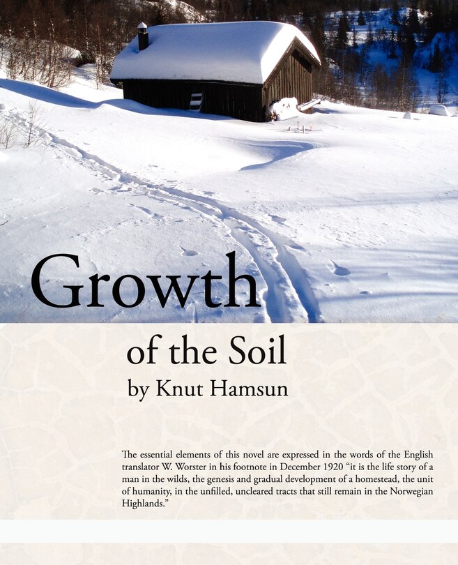 Front cover_Growth of the Soil