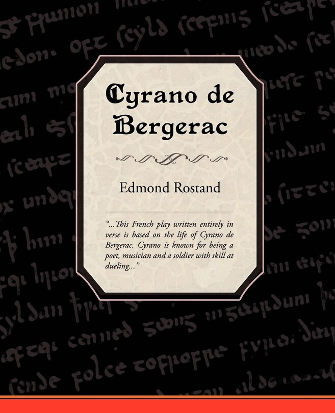 Front cover_Cyrano de Bergerac
