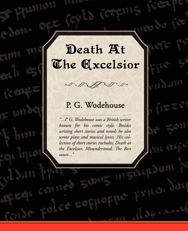 Front cover_Death at the Excelsior