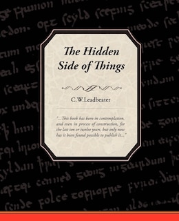 Front cover_The Hidden Side of Things