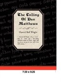 Front cover_The Calling of Dan Matthews