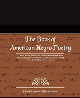 Front cover_The Book of American Negro Poetry