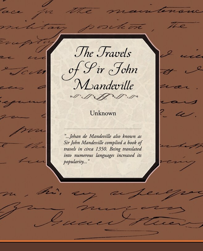 Front cover_The Travels of Sir John Mandeville