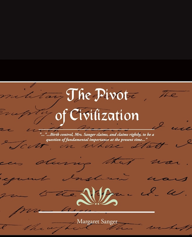 Front cover_The Pivot of Civilization