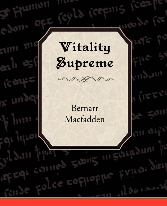 Front cover_Vitality Supreme