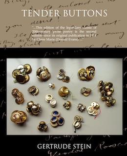 Front cover_Tender Buttons Objects--Food--Rooms