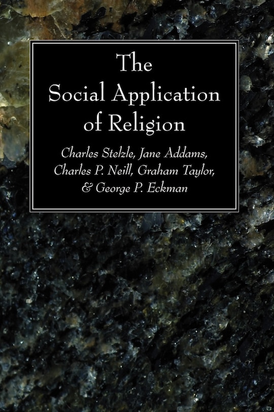 Front cover_The Social Application of Religion