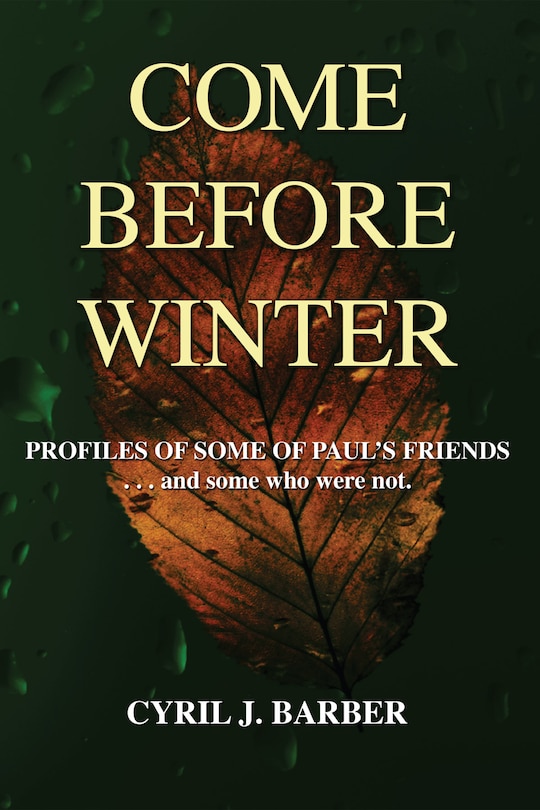 Front cover_Come Before Winter