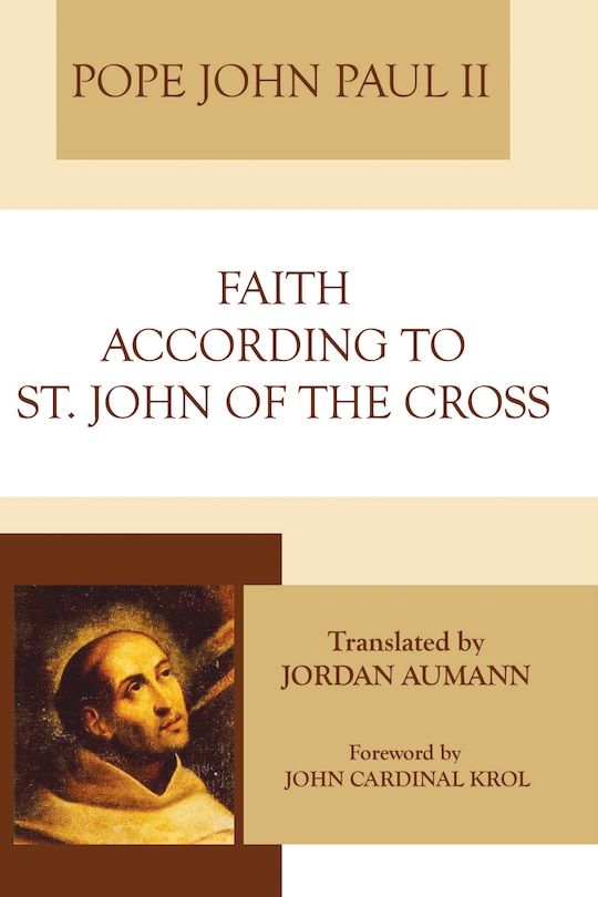 Couverture_Faith According to St. John of the Cross