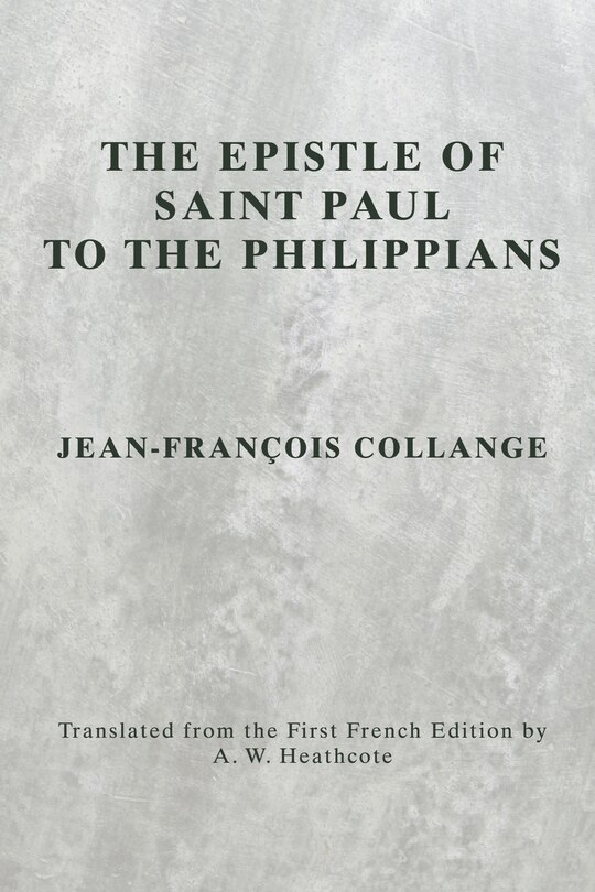 Couverture_The Epistle of Saint Paul to the Philippians