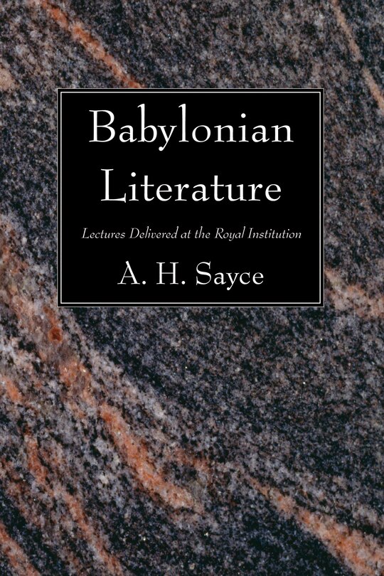 Front cover_Babylonian Literature