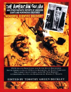 Couverture_The American Goliah - And Other Fantastic Reports Of Unknown Giants And Humongou Creatures!