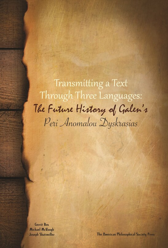 Front cover_Transmitting a Text Through Three Languages