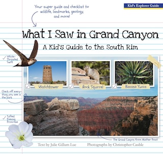 Front cover_What I Saw In Grand Canyon