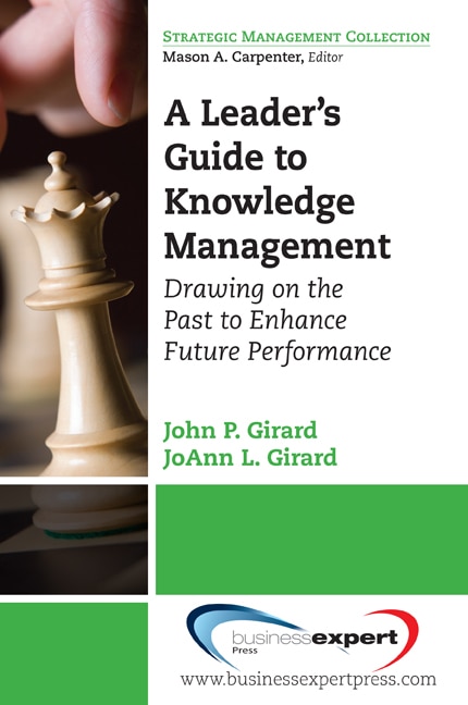 Front cover_A Leader's Guide to Knowledge Management