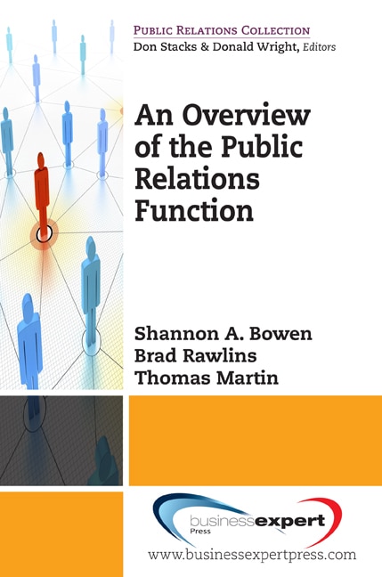 Couverture_An Overview Of The Public Relations Function