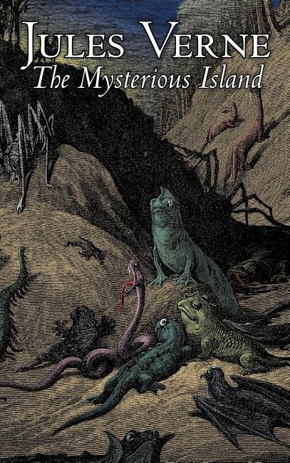 Couverture_The Mysterious Island by Jules Verne, Fiction, Fantasy & Magic