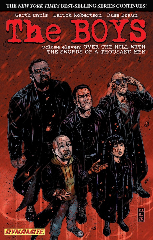 Front cover_The Boys Volume 11: Over The Hill With The Swords Of A Thousand Men